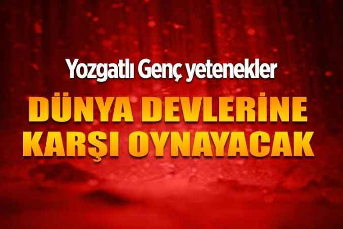 Sivas Futbol Akademisi U-11  ve U-12  futbol takımlarının formasını giyen Yozgatlı Yiğit Gevrek ve Eymen Özdemir, dünya devlerine karşı forma giyecek