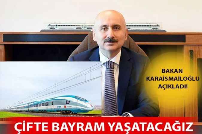 Hızlı Trende Ankara, Yozgat ve Sivas Çifte bayram yaşayacak. 12 saatlik yol 2 saate düşecek.