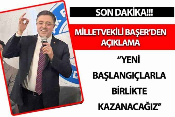 Yozgat’a 4 Dönem Milletvekilliği yapan Yusuf Başer’den Açıklama geldi