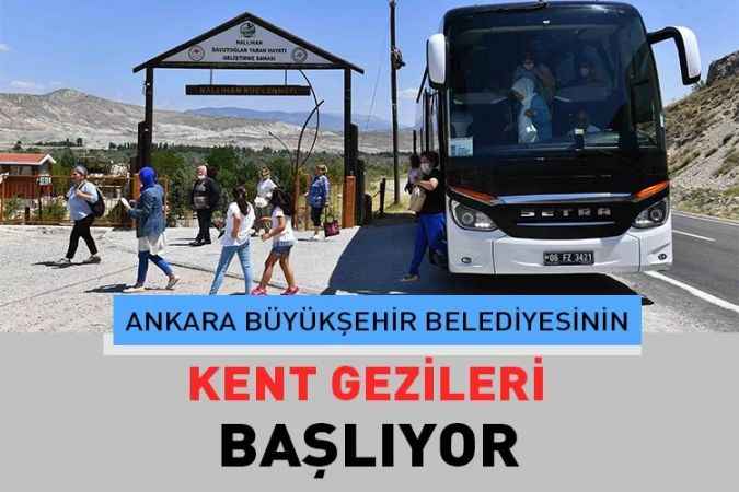 Başkentin çevre ilçelerine ücretsiz olarak düzenlediği Kent Gezileri başlıyor.