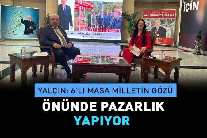 Yalçın: 100.yıl seçim programında gündeme ait soruları yanıtladı