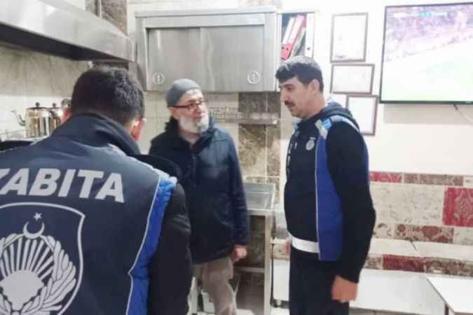 Çorum'da Zabıta Ekipleri Çay Ocaklarını Denetledi