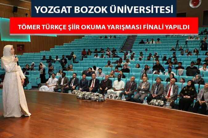 Yozgat Bozok Üniversitesi TÖMER öğrencileri Türkçe Şiir okudu