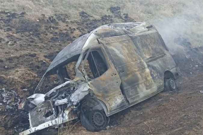 Kırıkkale'de Kaza yapan ambulans küle döndü: 5 yaralı