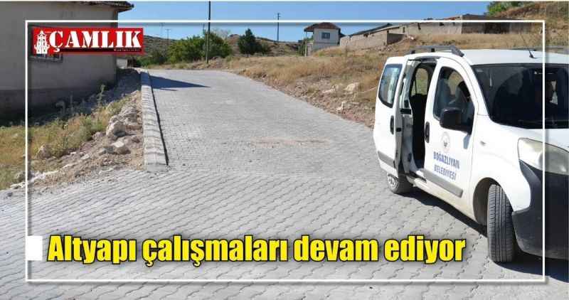 Boğazlıyan'da altyapı çalışmaları devam ediyor