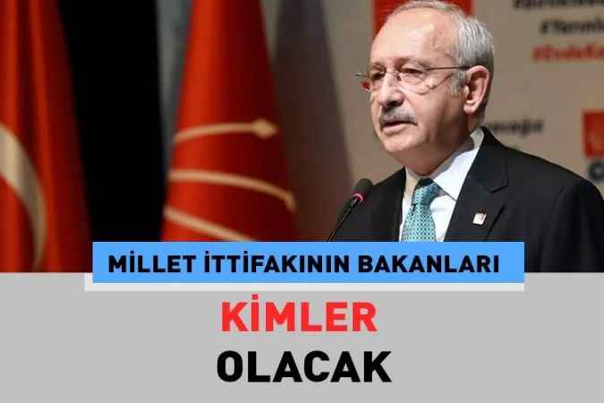 Kemal Kılıçdaroğlu kabine planlarını anlattı.