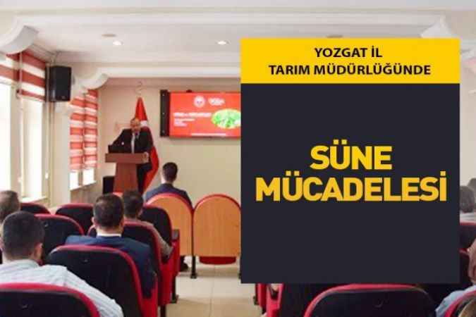 Süne Mücadelesi Eğitim Toplantısı Yapıldı