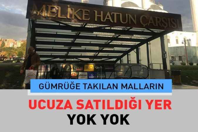 Ankara Perakende Satış Mağazasında Gümrüğe Takılan Ürünler Bulunuyor.
