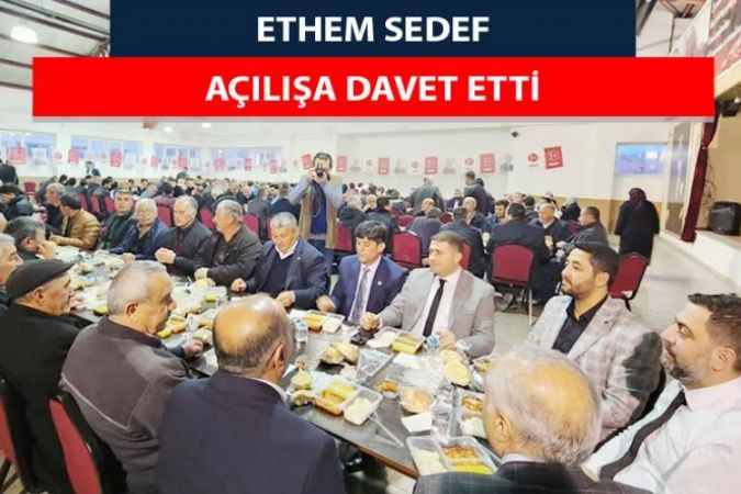 Ethem Sedef Seçim İletişim Merkezinin Açılışını Duyurdu