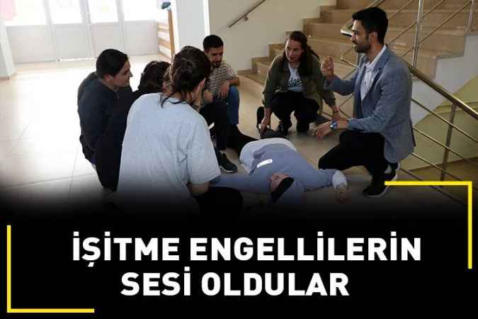 Yozgat'ta İşitme engelli bireylerin “sesi” oldular
