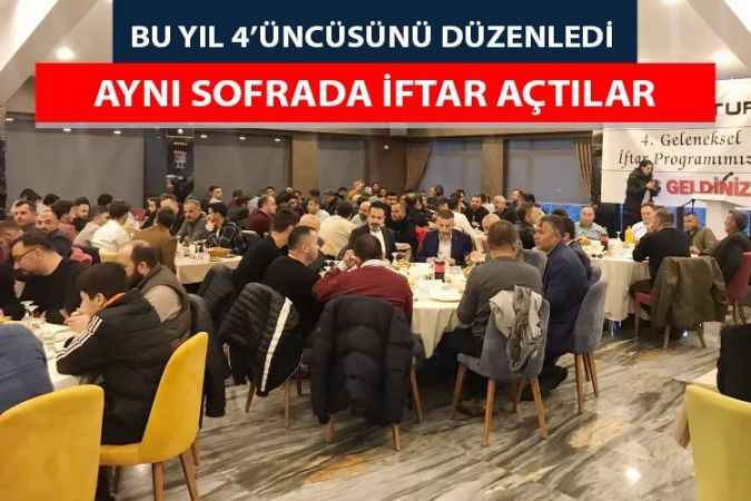 Yozgat’ta faaliyet gösteren Yapıtur İnşaat firmasının gelenek iftar yemeğinin bu yıl 4’üncüsü düzenlendi