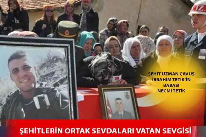Kütahyalı Şehit İbrahim Tetik'in Babası Necmi Tetik, Her şehidin ayrı bir hikayesi var!