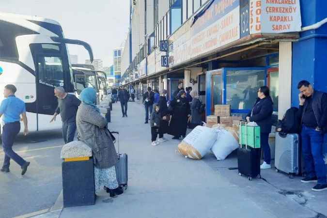 İstanbul'da Ramazan Bayramı Öncesi Otogarlarda Son Durum