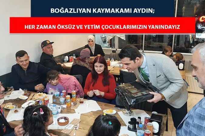 Boğazlıyan Kaymakamlığı tarafından iftar programı düzenlendi