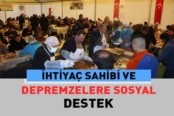 Etimesgut Belediyesinden Depremzedelere Destek