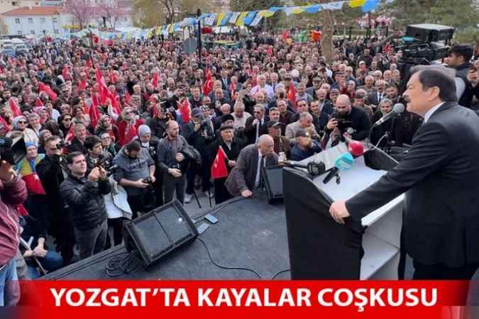 Millet İttifakı'nın Yozgat seçim irtibat bürosu açılışında milletvekili Adayı Lütfullah Kayalar Coşkusu yaşandı. İYi Parti'nin adayı olan Kayalar önemli açıklamalarda bulundu