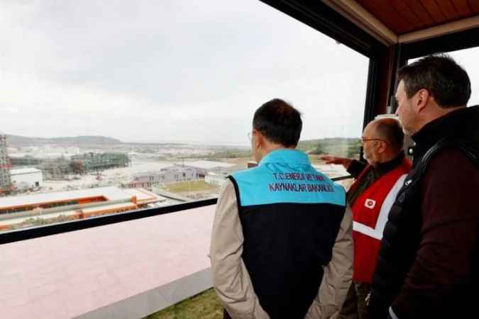 Enerji Ve Tabii Kaynaklar Bakanı Fatih Dönmez, Filyos Doğal Gaz İşleme Tesisi'nde