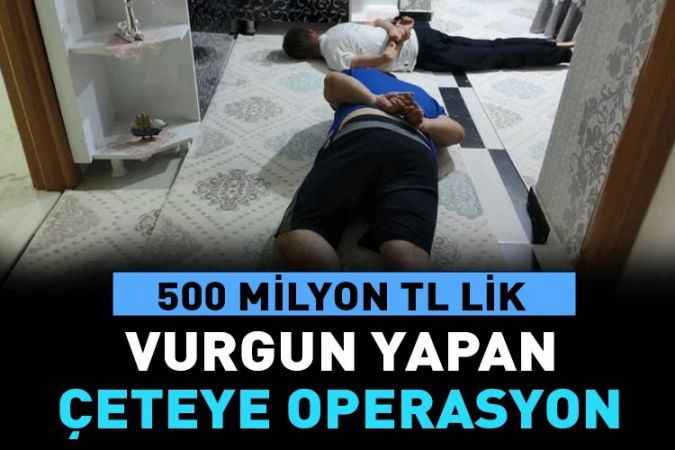 İşsiz Kişileri Bulup Adlarına Yüksek Miktarda Kredi Çektiren Çeteye Operasyon