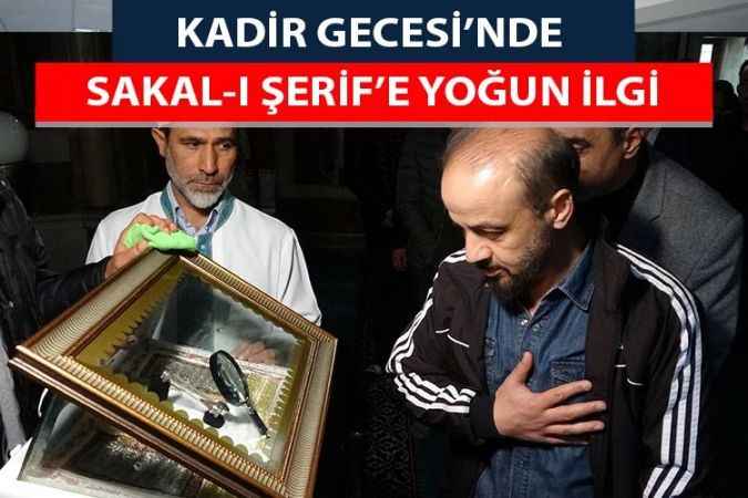 Yozgat halkı Sakal-ı Şerife yoğun ilgi gösterdi