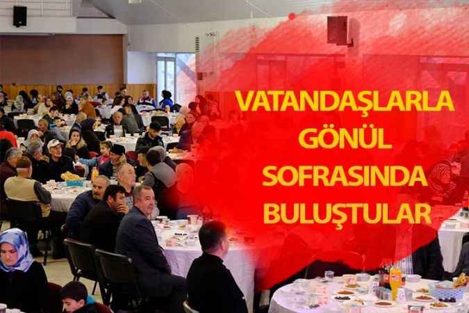 Akdağmadeni Belediyesi tarafından Gönül Sofrasında vatandaşlarla buluşuldu