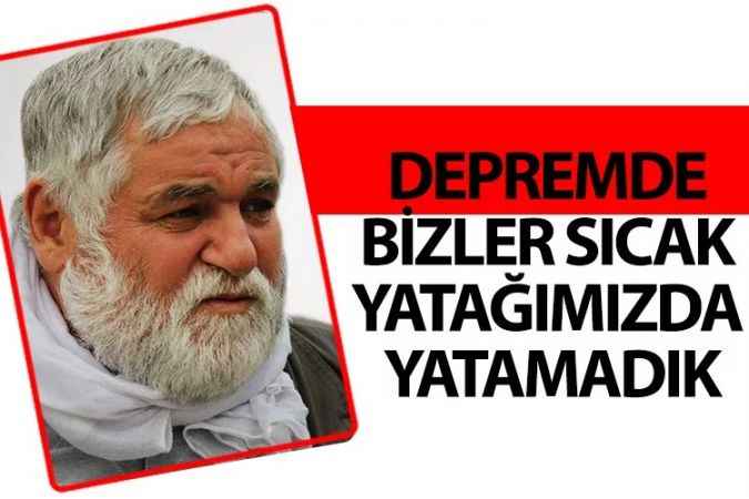 Gönüllülerde Birlik Vakfı Başkanı Mahir Damatlar; Enkazın üstünde kalanların enkazın altında kalanlara borcu var.