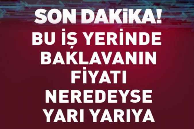 Vatandaşların Metrelerce Uzayan Baklava Kuyruğu