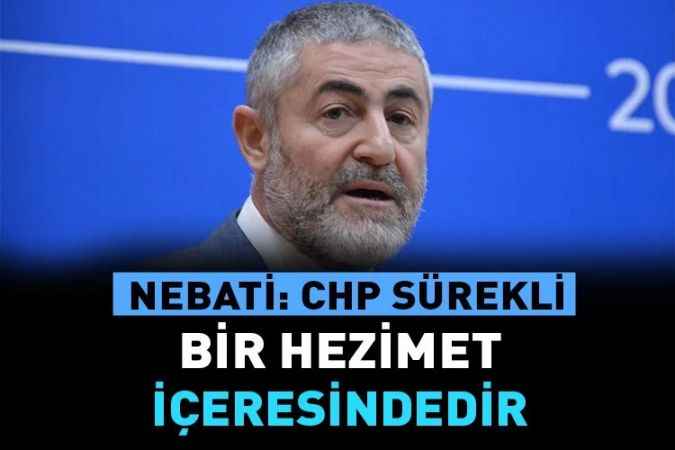 Nebati:28 Şubatta Chp İnsanlığa Olan Güvenini Kaybetmiştir