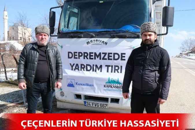 Çeçenler haberi alır almaz Türkiye'ye koştu... Yaraları sarmak için verdikleri mücadeleyi bir Çeçen anlattı.