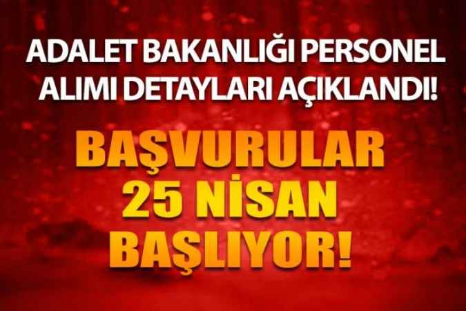 Merakla Beklenen An Geldi! Adalet Bakanlığı 22 Bin 43 Personel Alımı Başvuru Tarihleri Ve Branş Dağılımı