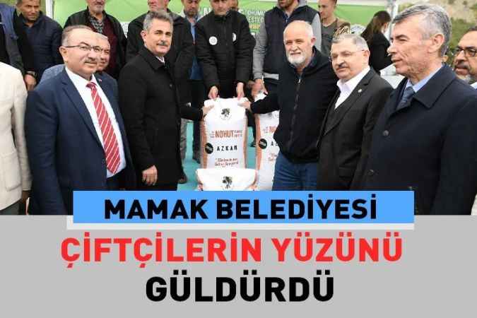 Mamak Belediyesinden Nohut Tohumu Dağıtımı