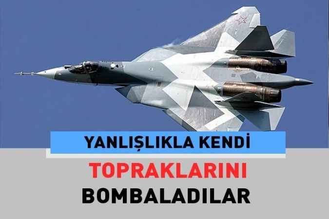 Rus Savaş Uçağı Yanlışlıkla Kendi Topraklarını Vurdu