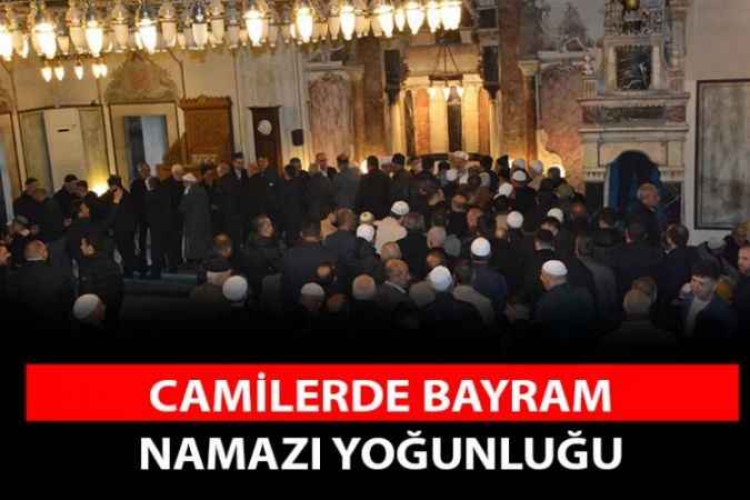 Yozgat'ta camilerde Ramazan Bayramı yoğunluğu yaşandı