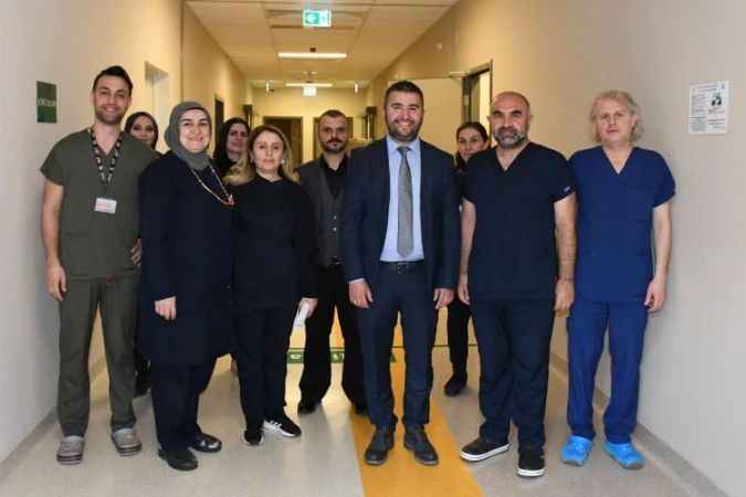 Yozgat Şehir Hastanesi’nde bayramlaşma töreni yapıldı