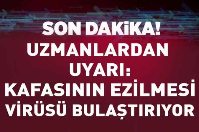 Uzmanlar uyarıyor: Kendiniz çıkarmayın, virüsü bulaştırmayın!