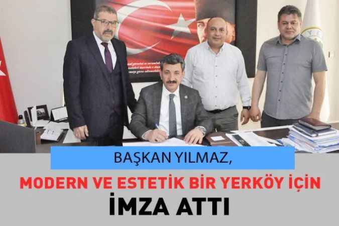 Yerköy Belediye Başkanı Ferhat Yılmaz, Dekoratif Aydınlatma Direği Protokollerini İmzaladı