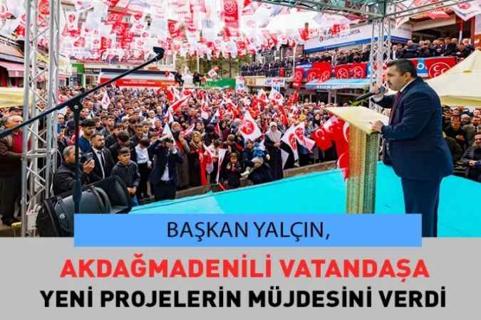 Akdağmadeni Belediye Başkanı Nezih Yalçın Seçim İletişim Merkezi Açılışında Açıklamalarda Bulundu