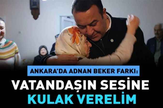 İyi Parti Ankara 2.Bölge 1.Sıra adayı Adnan Beker seçim çalışmalarını sürdürüyor.