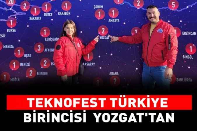 Teknofest Türkiye Birincisi Yozgat'tan