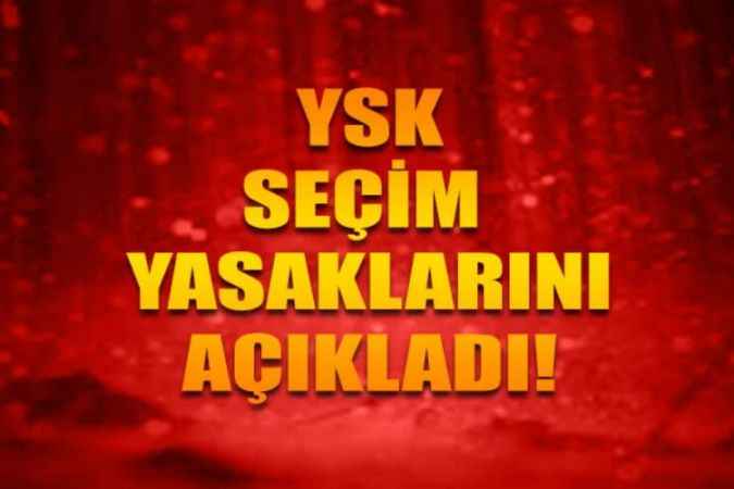 Cumhurbaşkanlığı Ve Milletvekilliği Seçim Günü Yasakları Belli Oldu!