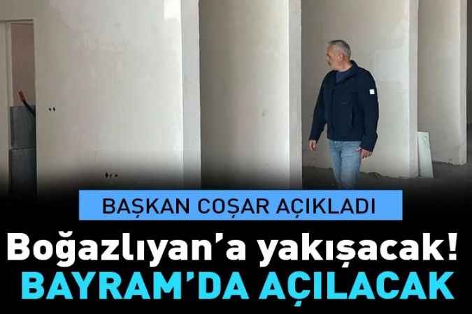 Yozgat'ın Boğazlıyan İlçesi'nde projeler devam ediyor