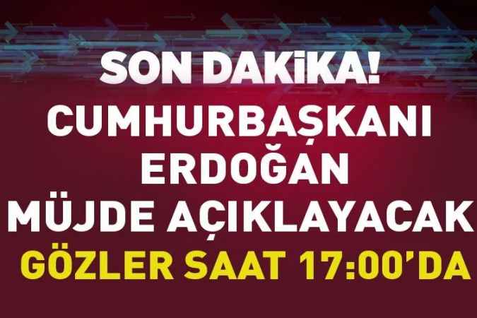 Cumhurbaşkanı Recep Tayyip Erdoğan Konya'da müjde verecek!