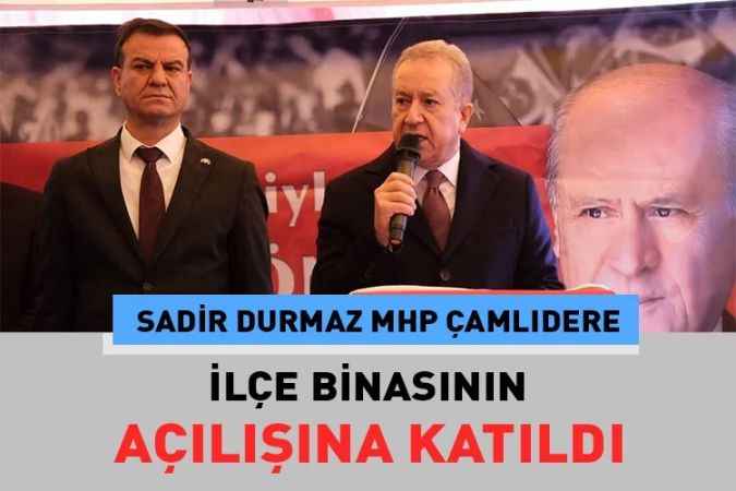 Sadir Durmaz seçim çalışmaları kapsamında Çamlıdere ilçesinde bir dizi ziyaretlerde bulundu.
