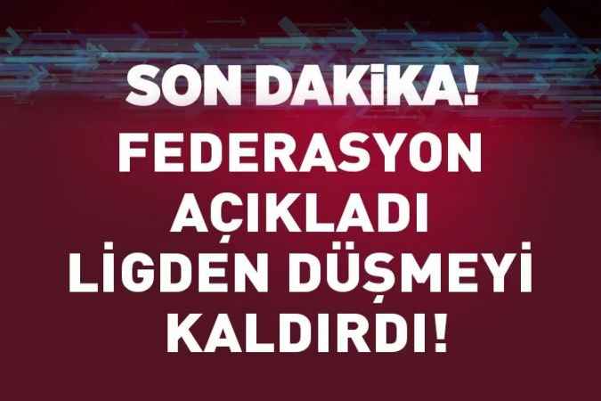 Türkiye Hentbol Federasyonu ligden düşmeyi kaldırdığını duyurdu