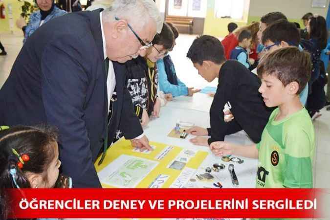 Yozgat’ta 75.Yıl Dr. Müzeyyen Çok Değerli İlkokulu Öğrencileri Fen Bilimleri Sergisi Düzenlendi