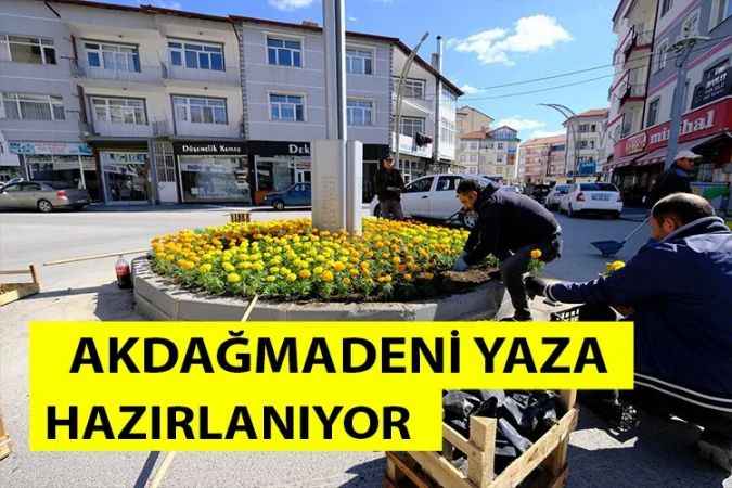 Yozgat'ın yeşil ilçesi Akdağmadeni yaz hazırlanıyor