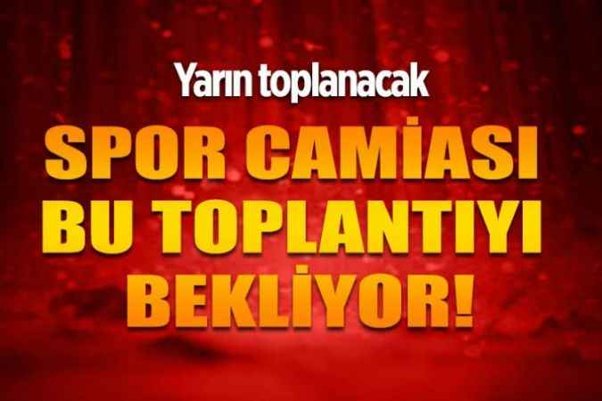 Türkiye Amatör Spor Kulüpleri Federasyonu Başkanlar Kurulu toplantısı yarın yapılacak