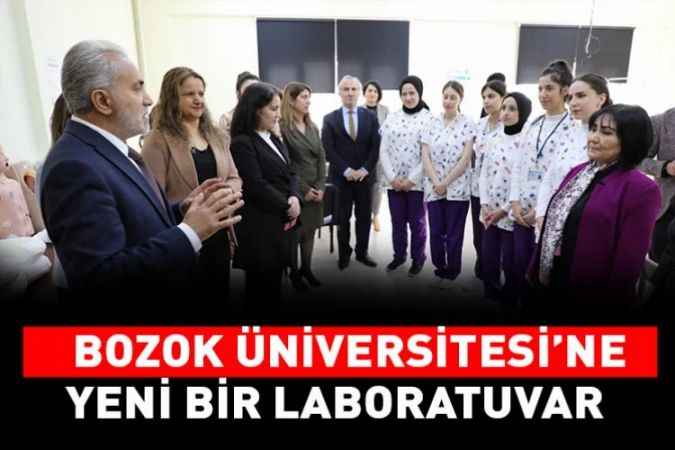 Yozgat Bozok Üniversitesi’ne yeni bir laboratuvar
