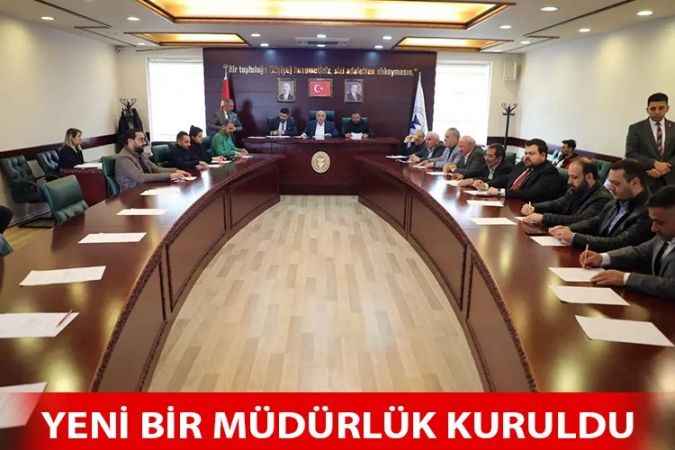 Yozgat Belediyesi bünyesinde Afet İşleri Müdürlüğü kuruldu