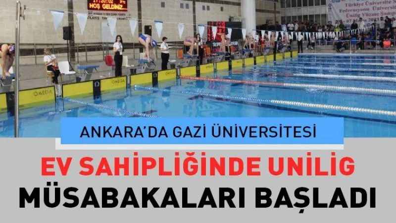 Üniversiteli Yüzücüler Kıyasıya Mücadele Ediyor