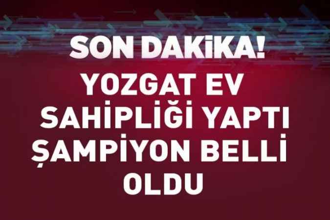 U-18 Türkiye Şampiyonası tamamlandı. U-18 Türkiye Şampiyonu belli oldu